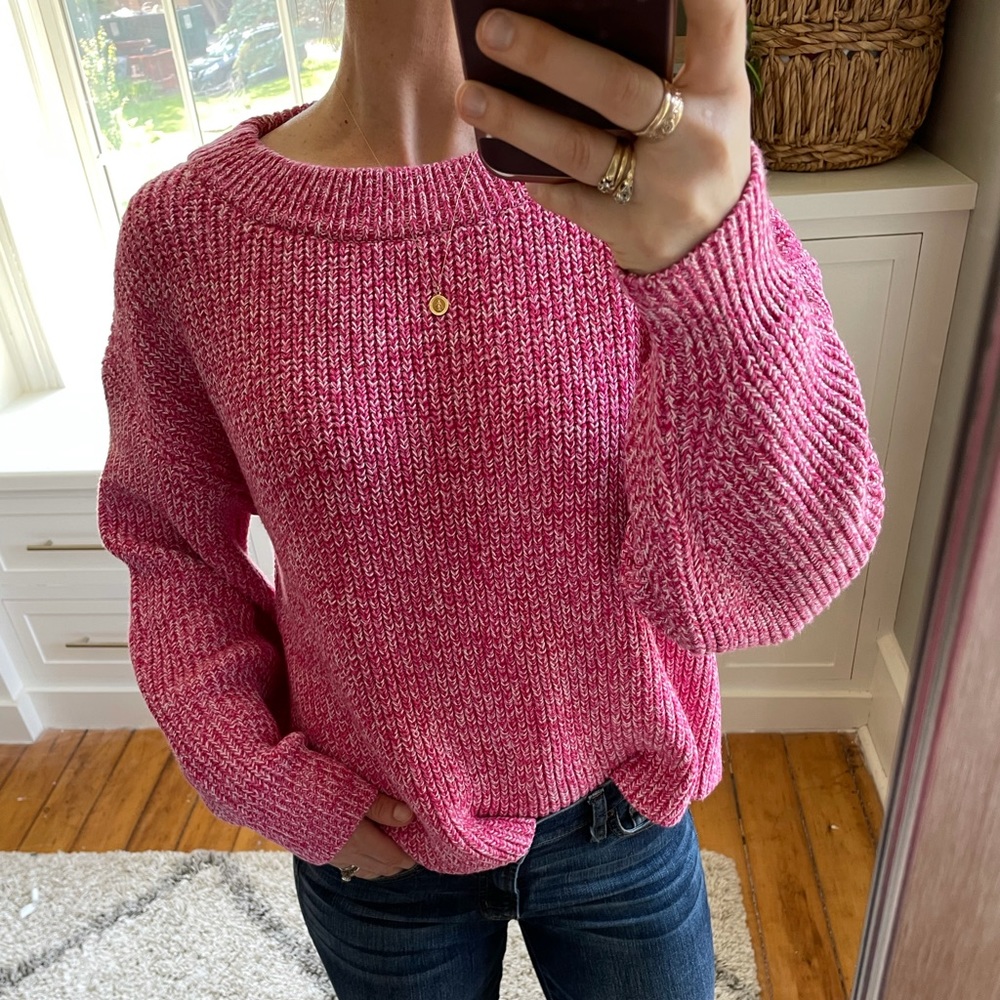 Ann Taylor marled relaxed sweater. - Picture 4 of 13